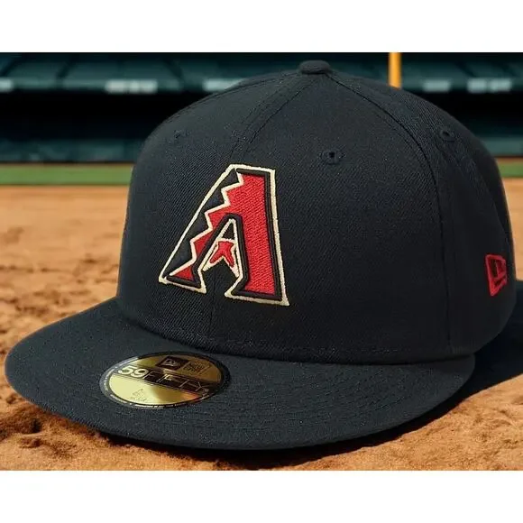 Arizona Diamondbacks New Era 59FIFTY MLB Authentic On-Field Hat Sz 8 1/8 - Picture 10 of 10